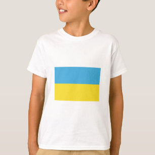 Internationale de VLAG van de Oekraïne T-shirt