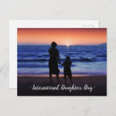 Internationale Dochterdag Briefkaart (Voorkant / Achterkant)