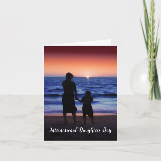 Internationale Dochtersdag Kaart (Voorkant)