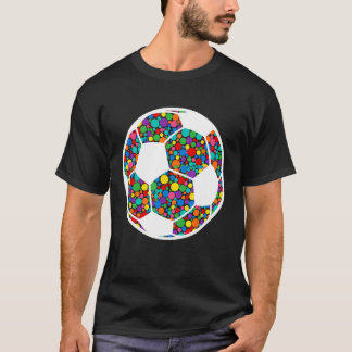 Internationale Dot Day Voetbal Sportliefhebber Jon T-shirt