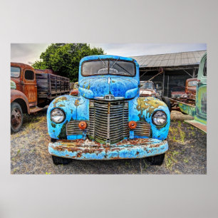 INTERNATIONALE HARVESTER TRUCK 1946 POSTER