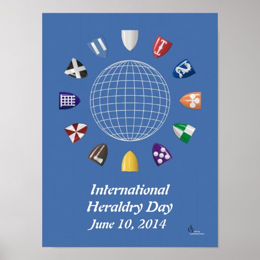 Internationale Heraldry Dag 2014 Poster (Voorkant)