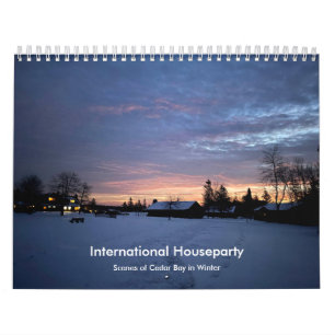 Internationale Houseparty wandkalender Kalender