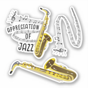 Internationale Jazz-waardering Sticker