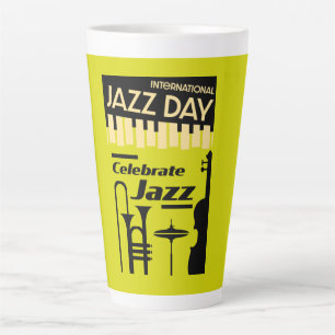 Internationale jazzdag 30 april latte mok