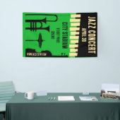 Internationale jazzdag 30 april spandoek (Beurs)