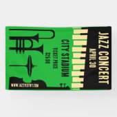 Internationale jazzdag 30 april spandoek (Horizontaal)