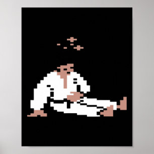 Internationale karate IK+ maagpijn spectrum C64 Poster