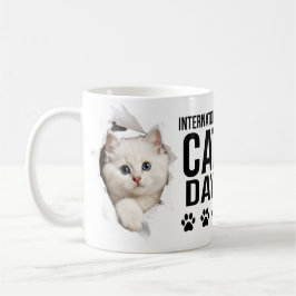 Internationale katten dag viering koffiemok