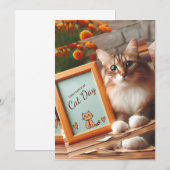 Internationale Kattendag Kaart (Voorkant / Achterkant)