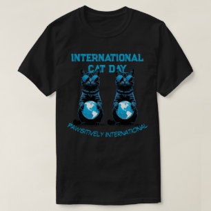 Internationale Kattendag - Poot-positief Internati T-shirt
