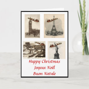 Internationale Kerstman Kaart
