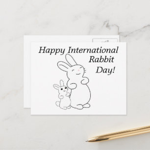 Internationale Konijnendag Briefkaart