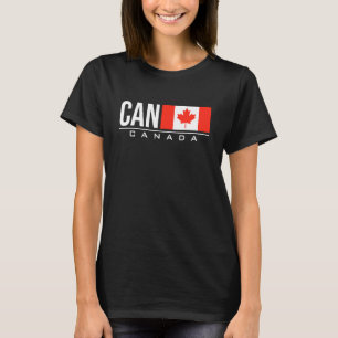 Internationale landencode van Canada voor de vlag T-shirt