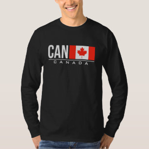 Internationale landencode van Canada voor de vlag T-shirt