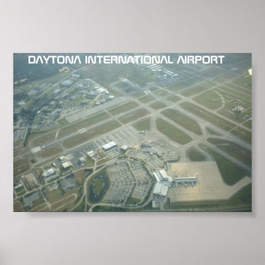 Internationale luchthaven Daytona Poster (Voorkant)