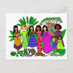 Internationale Malagassische postkaart