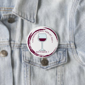 Internationale Merlot-dag Ronde Button 7,6 Cm (In situ)