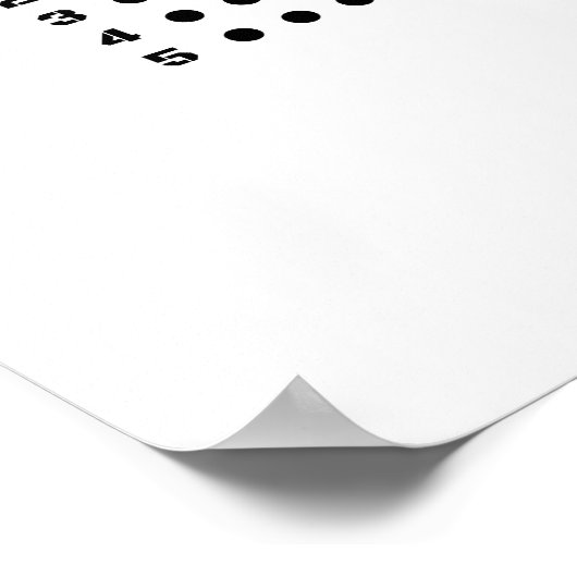 Internationale Morse Code Poster (Hoek)