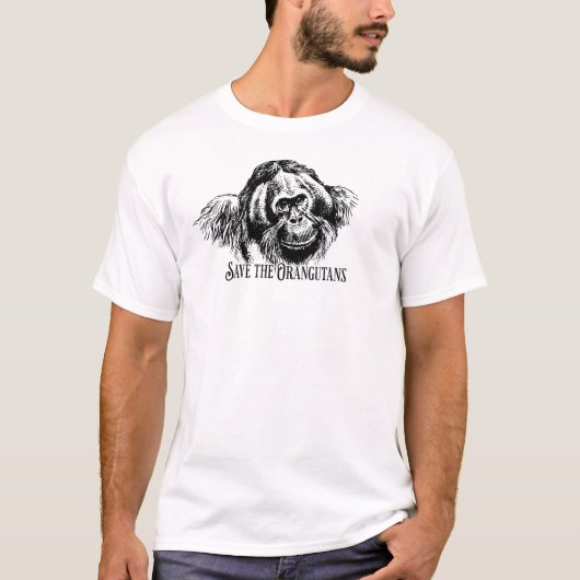 Internationale Orangutan Dag T-shirt (Voorkant)