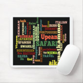 Internationale reiszegeningen muismat (Met muis)