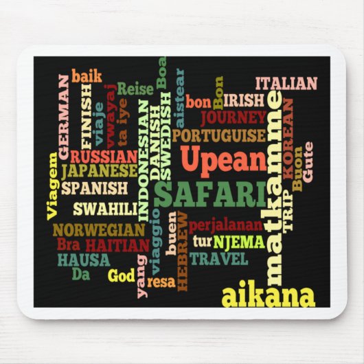 Internationale reiszegeningen muismat (Voorkant)