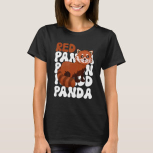 Internationale Rode Panda Dag Halloween Redding Op T-shirt