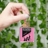 Internationale roeien voor vrouwen sleutelhanger (Hand)