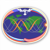 Internationale ruimtestation-expeditie ISS-15 Sticker (Voorkant)