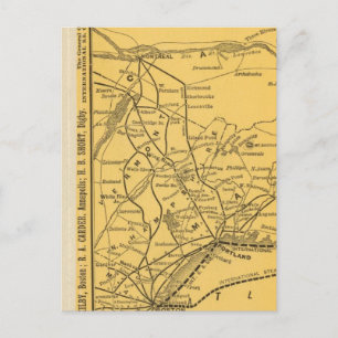 Internationale scheepvaartroutes, Nova Scotia Briefkaart