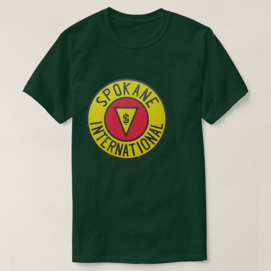 internationale spoorweg Spokane T-shirt (Design voorkant)