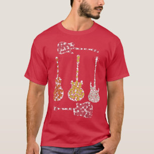 Internationale stipdag Funny Guitar Polka T-shirt