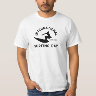 Internationale surf dag t-shirt