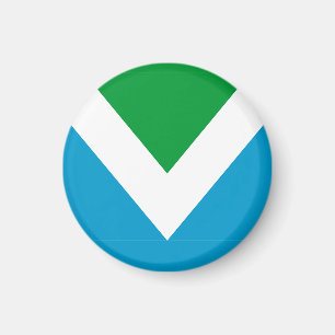 Internationale vegaanvlag magneet