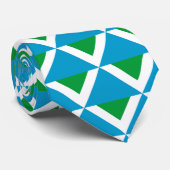 Internationale vegaanvlag stropdas (Opgerold)