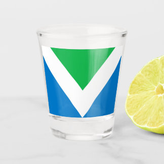 Internationale Veganistische Vlag Shot Glas