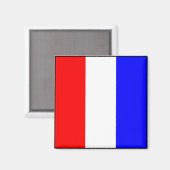 Internationale vlag scheepvaart magneet (Voorkant / Achterkant)