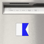 Internationale vlag scheepvaart magneet (Insitu (Vaatwasser))