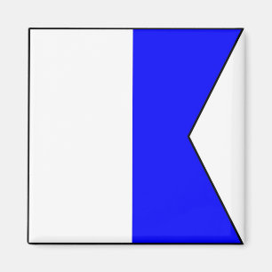 Internationale vlag scheepvaart magneet