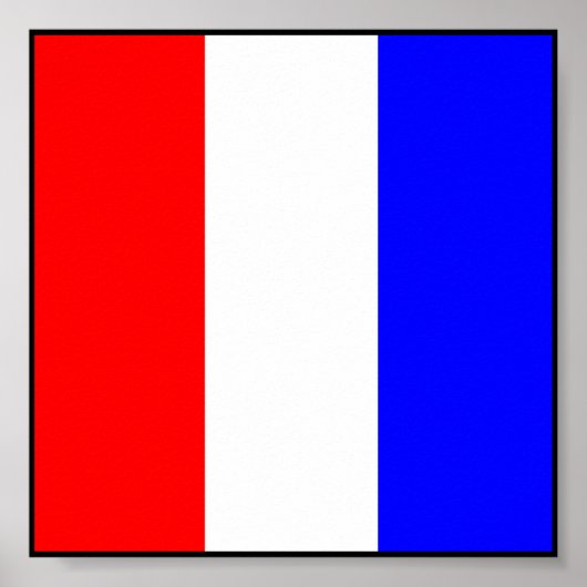 Internationale vlag scheepvaart poster (Voorkant)