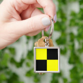 Internationale vlag scheepvaart sleutelhanger (Hand)