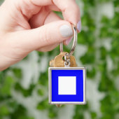 Internationale vlag scheepvaart sleutelhanger (Hand)