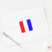 Internationale vlag scheepvaart vierkante sticker (Envelop)