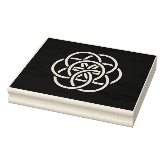 Internationale vlag van de planeet Aarde Rubberstempel (Stempel)