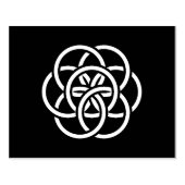 Internationale vlag van de planeet Aarde Rubberstempel (Afrduk)