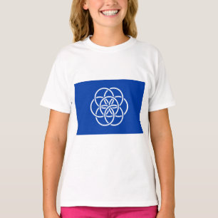 Internationale vlag van de planeet Aarde T-shirt
