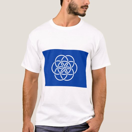 Internationale vlag van de planeet Aarde T-shirt (Voorkant)