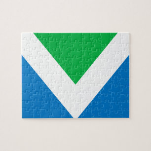 Internationale vlaggen legpuzzel