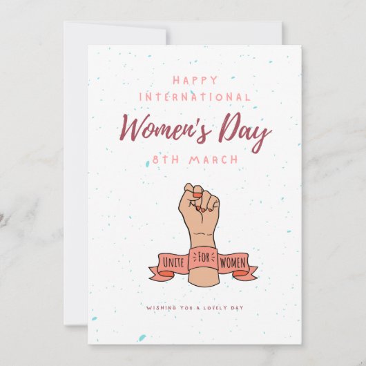 Internationale Vrouwendag 08 Kaart (Voorkant)