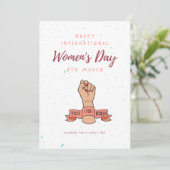 Internationale Vrouwendag 08 Kaart (Staand voorkant)